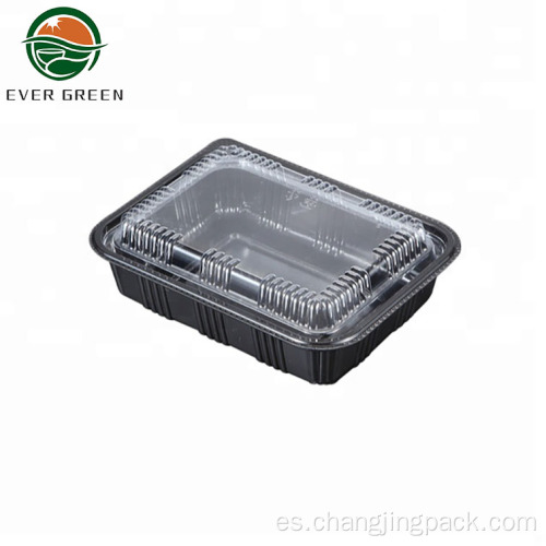 Siempre green rectangular para comida para comida rectangular bandejas de alimentos de sushi